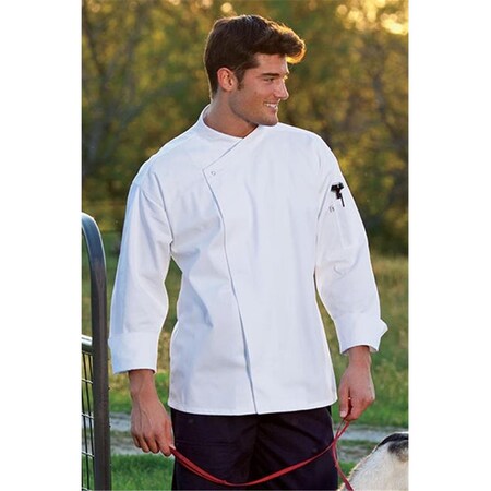 Nathan Caleb Santorini Chef Coat in White - Xlarge NA2507322